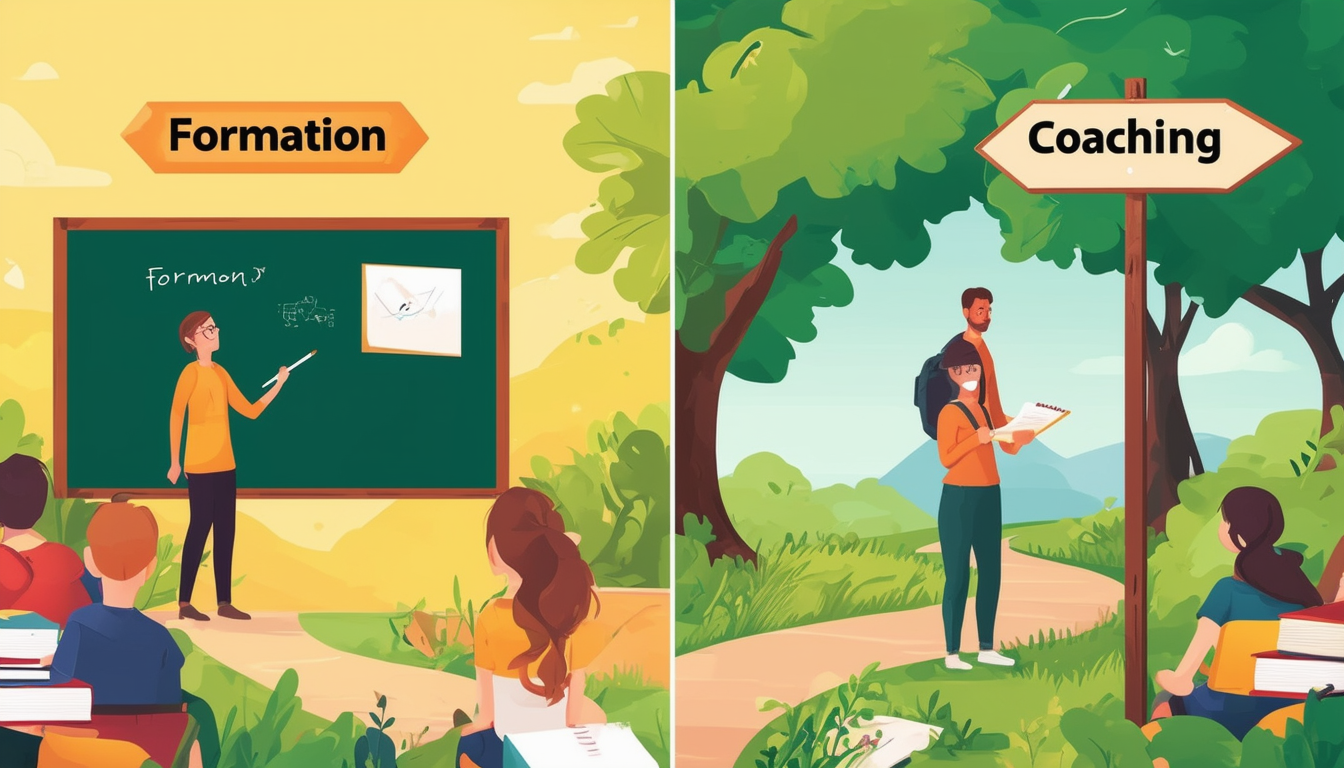 découvrez les différences entre formation et coaching pour guider votre développement personnel. choisissez le chemin qui vous correspond le mieux et maximisez votre potentiel avec des conseils pratiques et des stratégies adaptées à vos besoins.