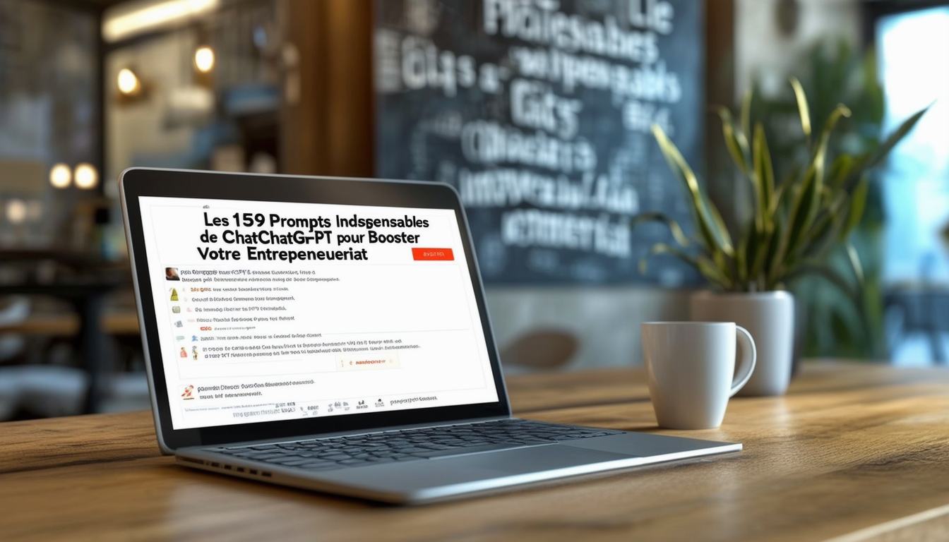 découvrez les 159 prompts incontournables de chatgpt qui transformeront votre approche entrepreneuriale. optimisez votre créativité, stimulez votre innovation et propulsez votre entreprise vers le succès avec ces outils pratiques et inspirants.