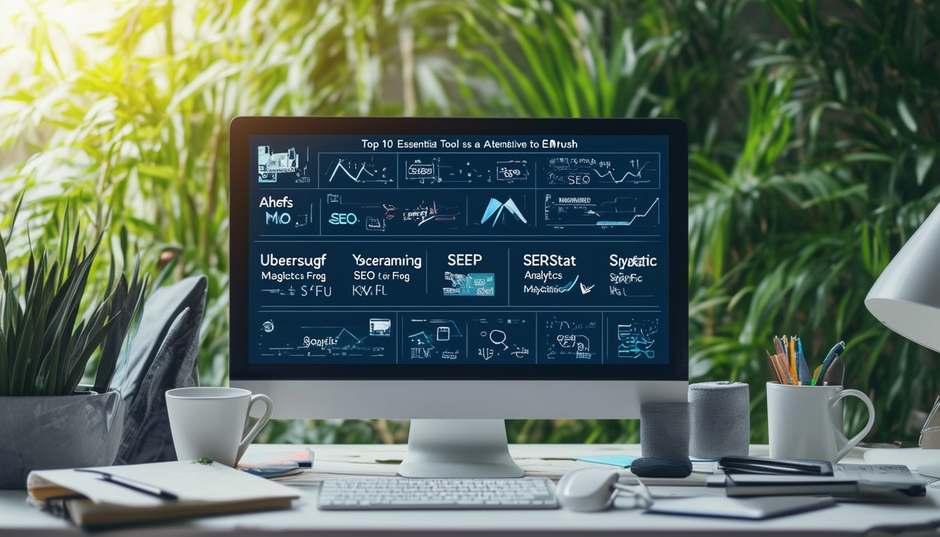 découvrez notre sélection des 10 meilleurs outils seo indispensables qui vous permettront d'améliorer votre visibilité en ligne. ces alternatives à semrush vous aideront à optimiser vos stratégies de référencement et à surpasser vos concurrents sur les moteurs de recherche.